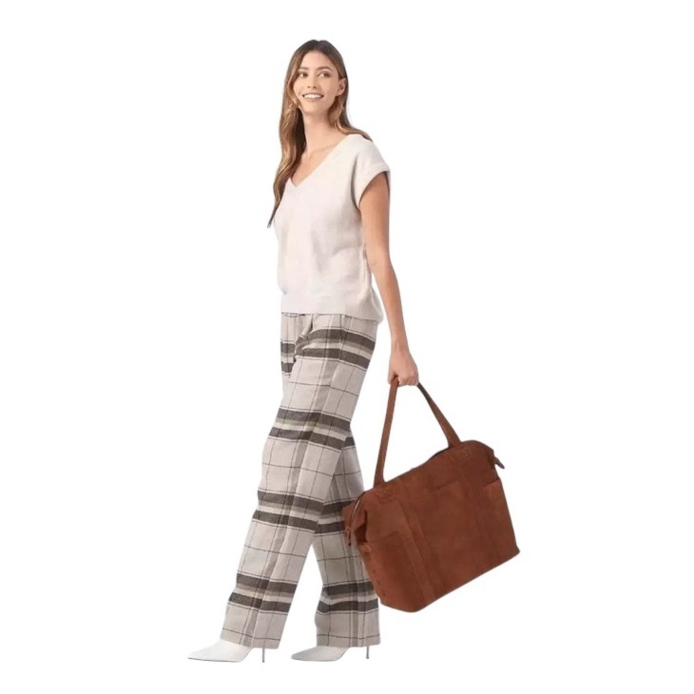 Hammitt Otis Weekender Mahogany Suede and Bronze - Picture 2 of 11
